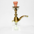 Tobacco pipe acrylic shisha hookah with led light base